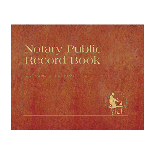 Arizona Notary Public Record Book (Journal ) - Traditional Brown Cover