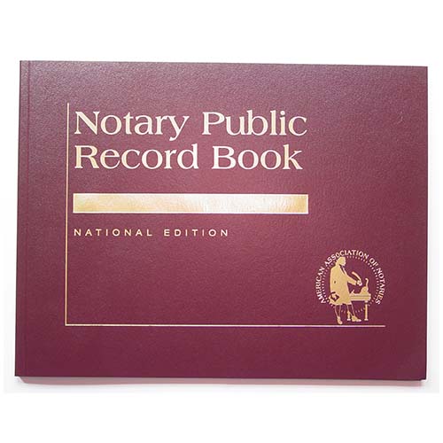 Arizona Contemporary Notary Record Book (Journal) - with thumbprint space